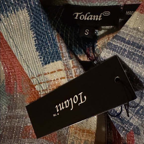 Tolani Multicolor Long Sleeve Maxi Dress - Picture 13 of 15